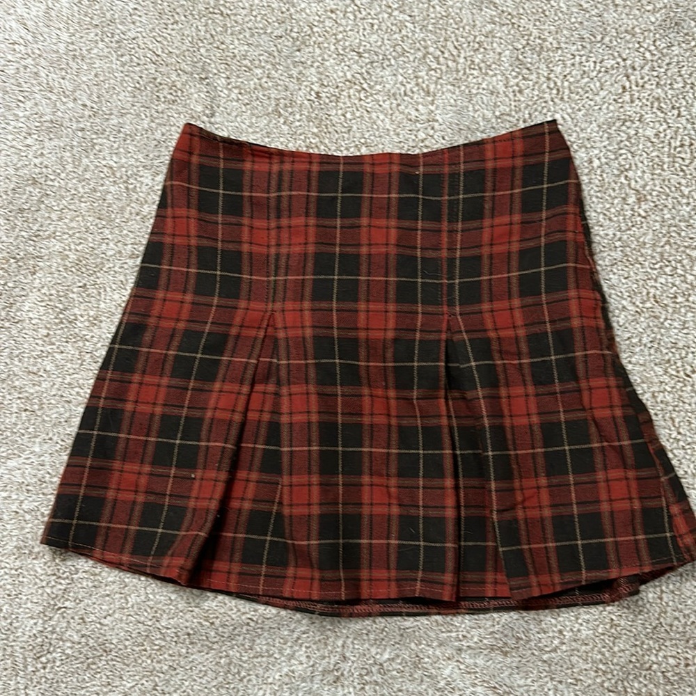 Plaid Miniskirt